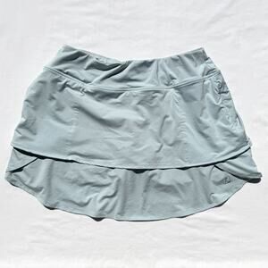 FJ Footjoy Performance Layered Skirt Womens XL Light Blue Skort